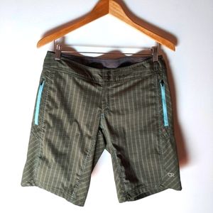 Club CR Ride Biking Shorts - Green/Blue Wms M